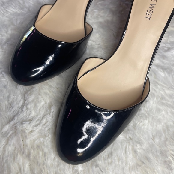 Nine West Howley Black Patent Leather Pumps 9 1/2M - Picture 6 of 14